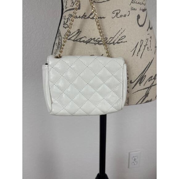 B1 Forever 21 Mini Crossbody Bag Quilted Emily in Paris Coquette Y2K Parisian - Picture 6 of 10
